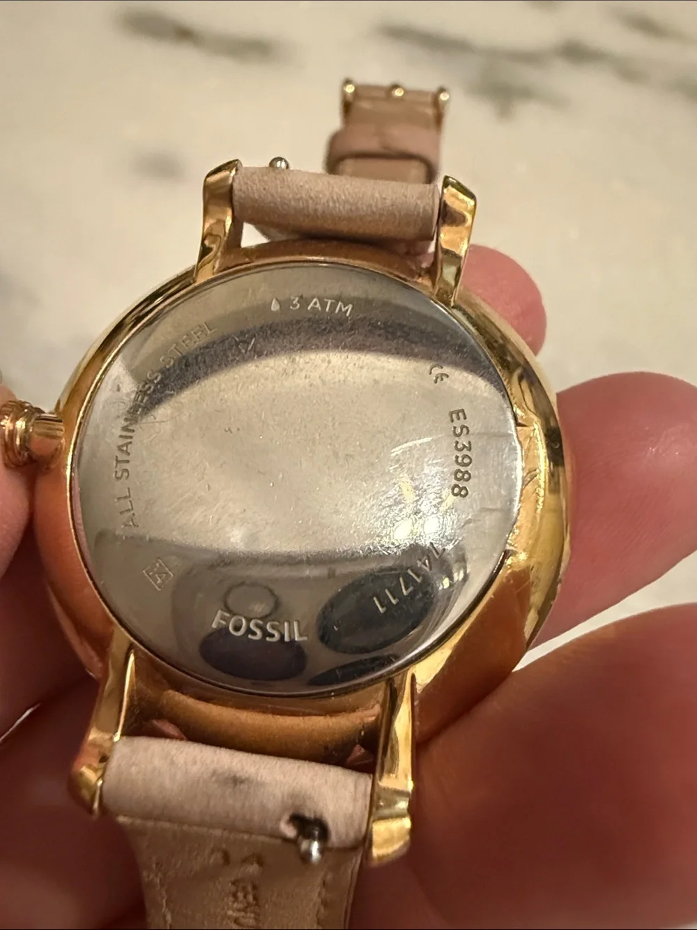 Fossil ES3988 Jacqueline Date Blush Working